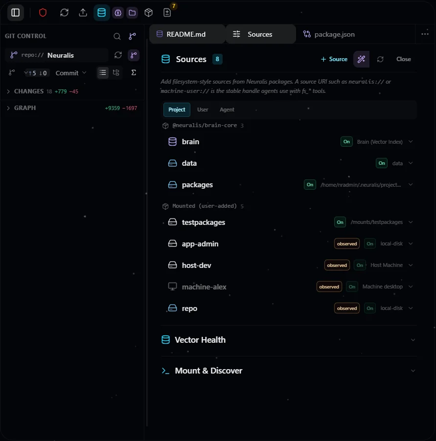 Files with its source tree, file tabs, Git controls and Sources panel