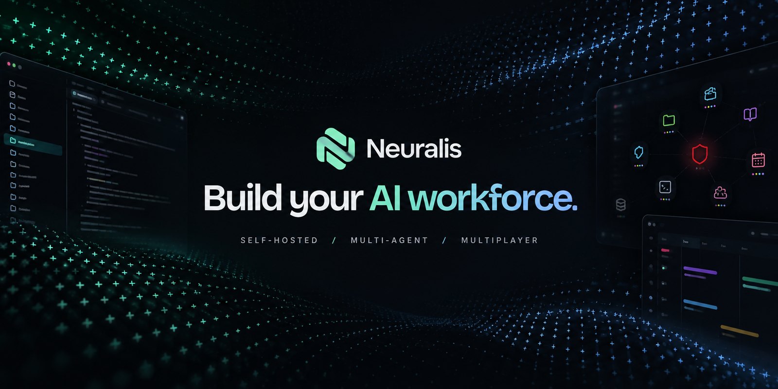 Neuralis — build your AI workforce: self-hosted, multi-agent, multiplayer